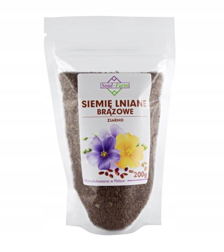 Soul Farm hnedé ľanové semienko 200 g