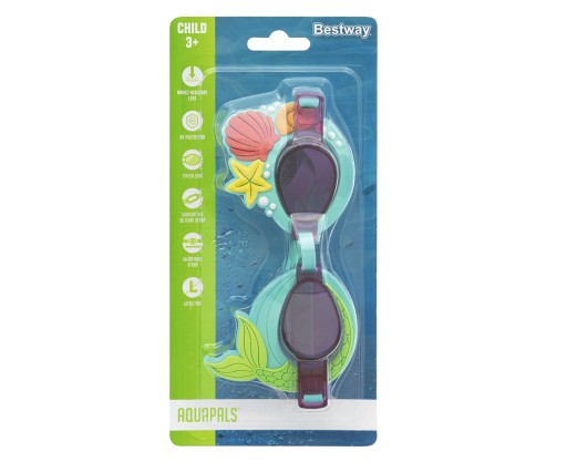 Plavecké okuliare Bestway 21080 AquaPals Mermaid