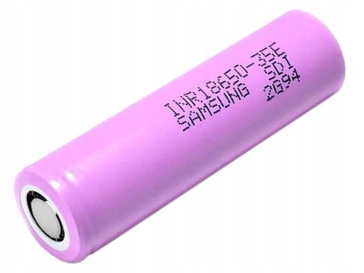 BATÉRIA 18650 35E 3.7 4.2V SAMSUNG 3500mAh NOVINKA