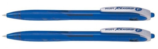 Pilot Rexgrip F 0,21 mm guľôčkové pero modré x2