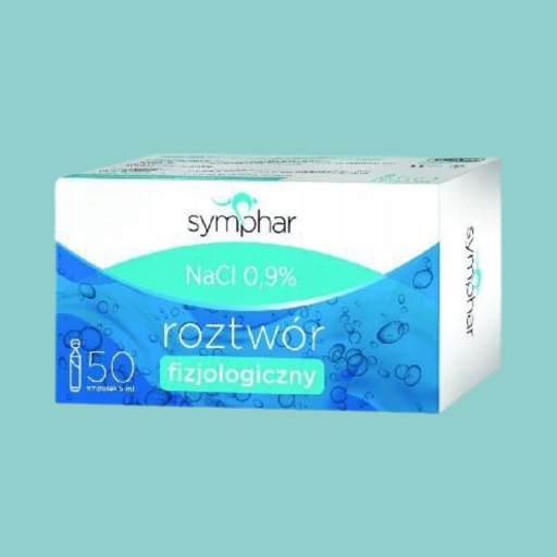 SYMPHAR Fyziologický roztok 50 ampuliek po 5 ml