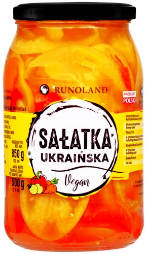 UKRAJINSKÝ VEGÁNSKÝ ŠALÁT 840g/900ml Runoland