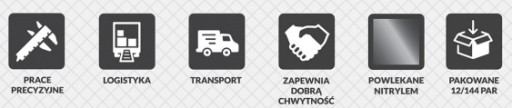 PRACOVNÉ RUKAVICE SILNÉ NITRILOVÉ POVRCOVANÉ NITRILOVOU PENOU SUPERTECH FIX