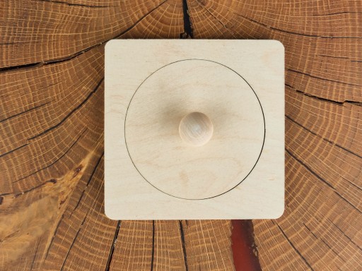 Puzzle blok Montessori kruh vzdelávacie puzzle bloky