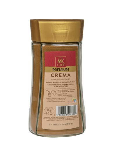 MK CAFE PREMIUM CREMA instantná káva 130 g