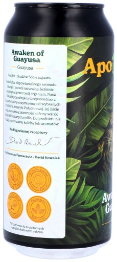 Energetický nápoj Apoteaker's Awaken of Guayusa Tea 440 ml