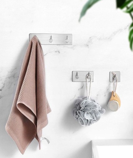 LOFT Vešiak do kúpeľne na uteráky, držiak na háčik