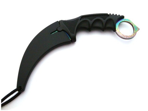 Nôž na krk KARAMBIT BSH CS:GO Kari N-066H Skutočný nôž s krytom