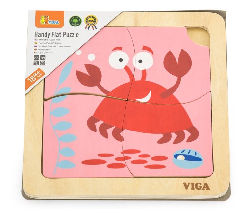 Viga 50146 Puzzle na podložke - krab