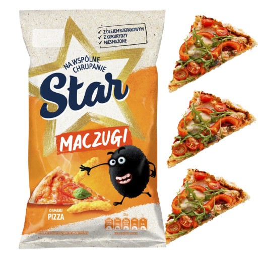 Star Snaki Maczugi Pizza chrumky snack 3x80g