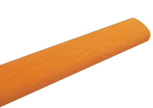 Krimpovaný hodvábny papier Farba ORANŽOVÁ č. 4 HAPPY COLOR 1 ks.