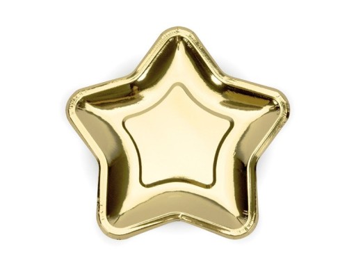 STAR GOLD PAPIEROVÉ TANIERE 23 cm 6 ks.