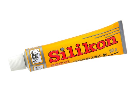 Vysokoteplotný silikón červený 40g GEKO G82050