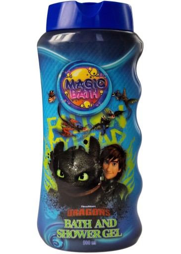 Sprchový gél a šampón 2v1 pre deti 3+ Dragons Magic Bath (500 ml)