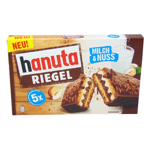 Ferrero Hanuta Riegel tyčinka 5x34,5g z Nemecka