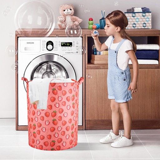 KONTAJNER NA PRÁDLO KOŠÍK HRAČKY KAPACITA TAŠKA SKLADAČNÁ VEĽKÁ XL 60l 40x50cm
