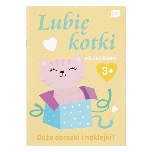 Omaľovánka A4 s nálepkami MÁM RÁD