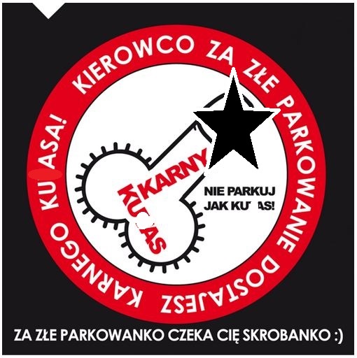 10x Pokutové NÁLEPKY za zlé parkovanie POKUTA F*CK