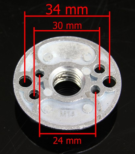 VLÁKNOVÝ DISK MONTÁŽNY NÁSTAVEC M14 125mm