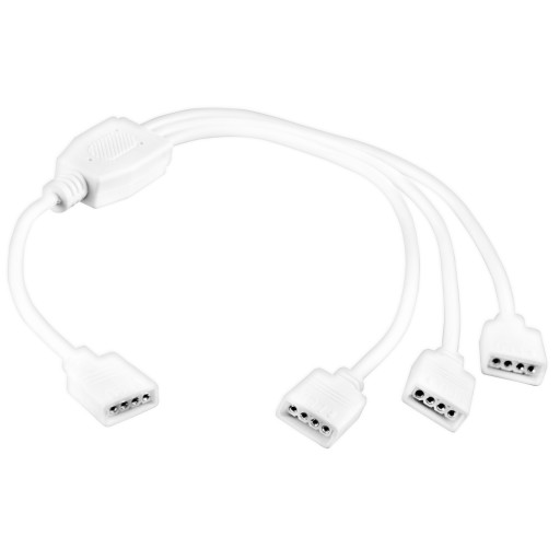 Konektor pre RGB LED pásik, rozbočovač 1/3 zásuvky