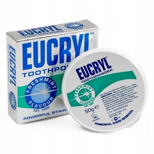 EUCRYL PRÁŠOK NA BIELENIE ZUBOV FRESHMINT 50g