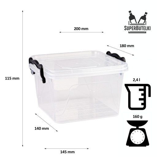 Plastový box na hračky na potraviny
