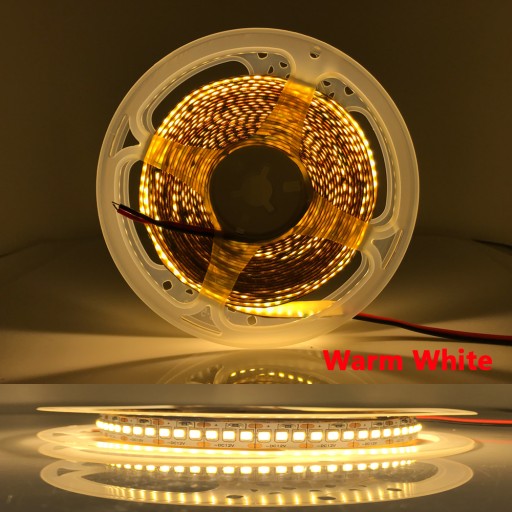 MEGA silný 240 LED pásik 24V 2835 IP20 teplý 1mb
