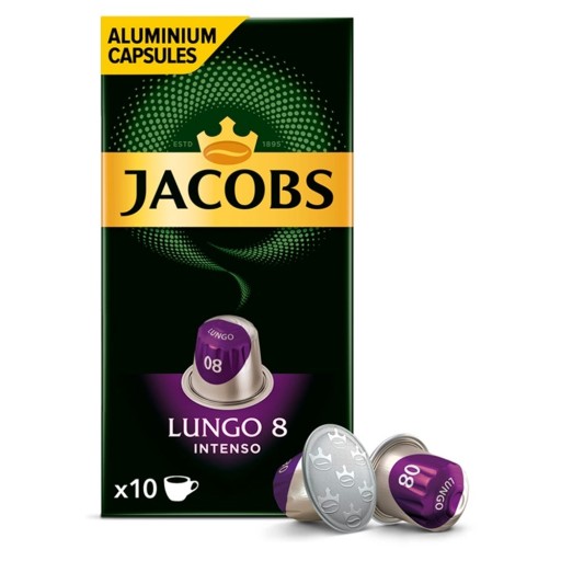 Nespresso Jacobs Lungo 8 kapsúl Intenso 10 ks.
