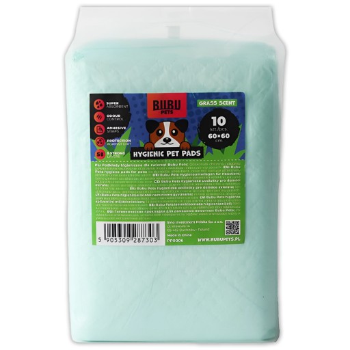 PODLOŽKY HYGIENICKÉ PODLOŽKY Vôňa trávy ŠTEŇA DOG 60x60 cm 10 ks