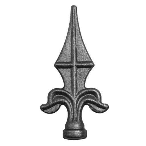 Kovaná oceľová hlavica oštepu umenie. 40.060 fi 20 mm H115xL58 mm