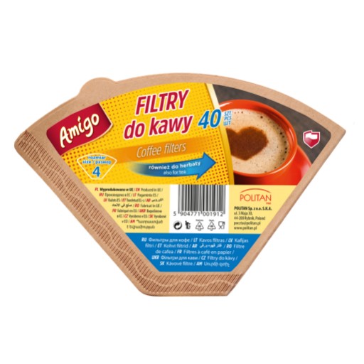 Kávové filtre AMIGO 40 ks