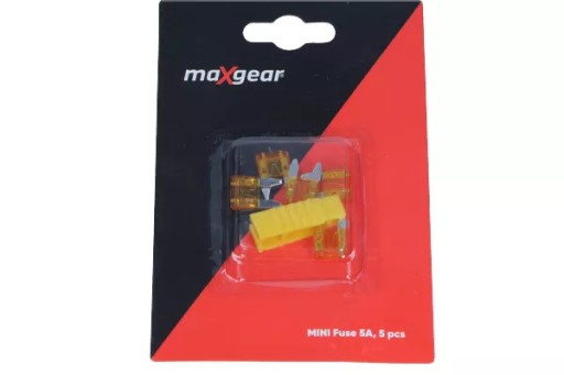 89-0008 MINI DESKOVÁ POISTKA 5A SADA 5KS MAXGEAR