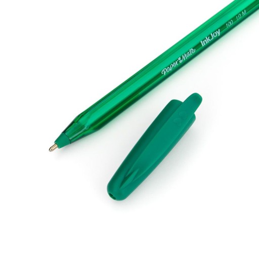 Tradičné zelené guľôčkové pero Paper Mate