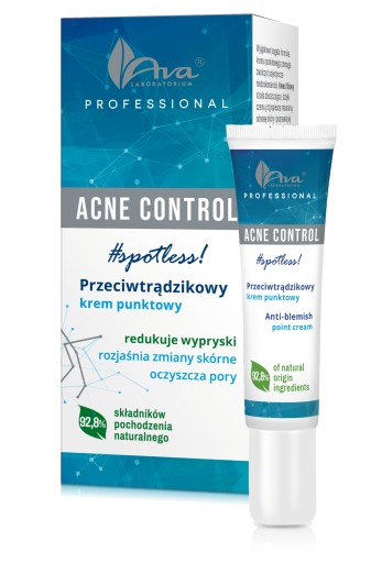 AVA ACNE CONTROL Anti-akné. krém na škvrny 15 ml