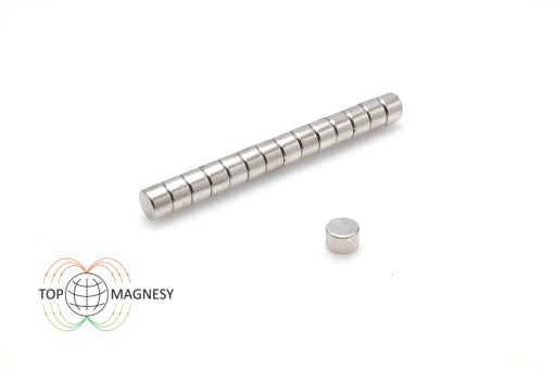 Neodymový magnet valcový MW 6x4 N38 10 ks