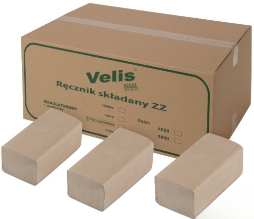 ZZ-ZKLADANÁ PAPIEROVÁ UTERÁK, SIVÁ, RECYKLOVANÝ PAPIER, 1W