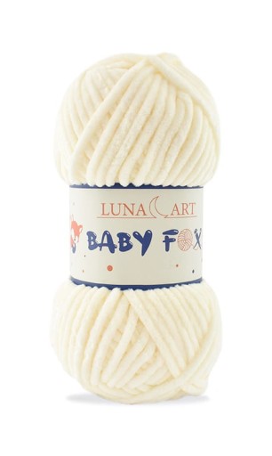 Priadza Luna Art BABY FOX 100-02 ecru