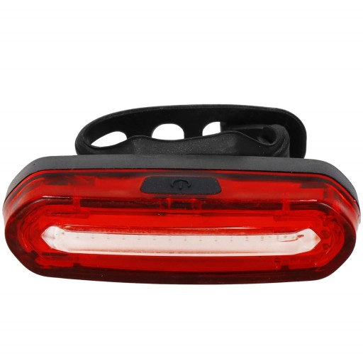 ZADNÁ BICYKLOVÁ LAMPA USB LED PRE ZADNÉ VÝKONNÉ OSVETLENIE NA BATÉRIU BICYKLA