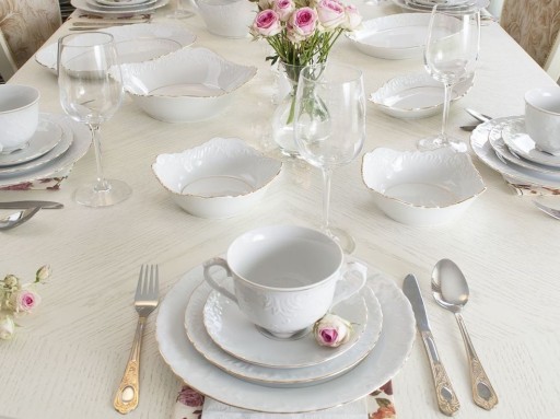 3604 Podšálka 13 cm ROKOKO PFP ĆMIELÓW PORCELÁN