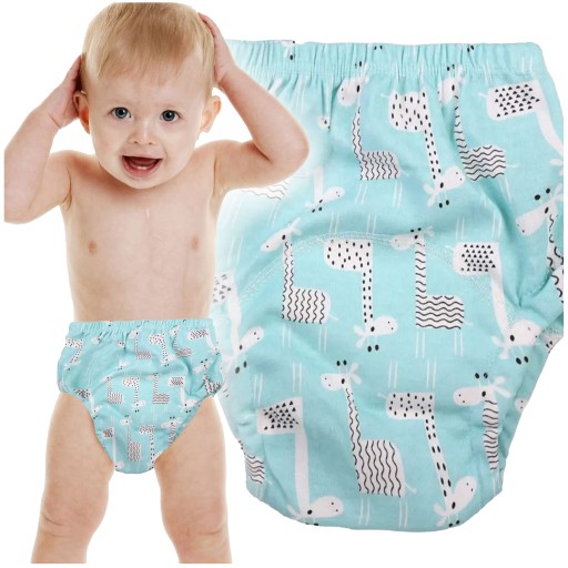 Tréningové nohavičky PRE DETI 12-19KG PEEDING PLIENKY, MODRÉ L