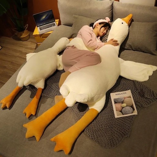 VANKÚŠ MASKOT PLYŠOVÝ HUS KÁČKA VEĽKÁ 50 CM