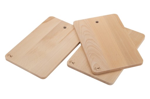 SET Doska na krájanie 3 kusy 23x15cm bukové drevo