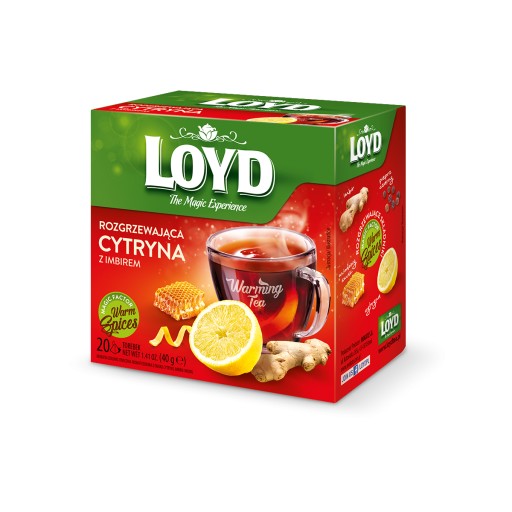 Zimný hrejivý čaj Lemon Ginger Med 20 Hrejivý čaj T. LOYD