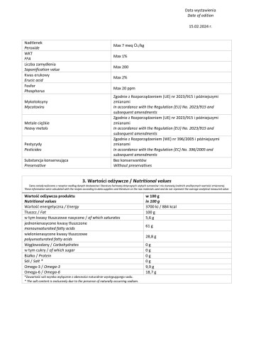 Giewont Oil Mill - Repkový olej 500ml nerafinovaný repkový olej