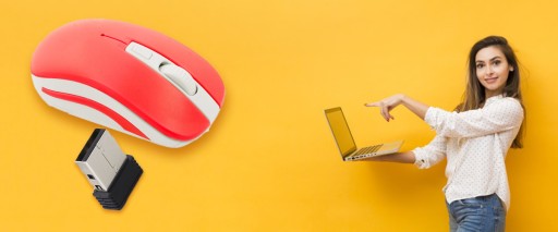 BEZDRÔTOVÁ MYŠ USB MYŠ K POČÍTAČOVÉMU LAPTOPU