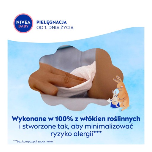 NIVEA DETSKÉ VLHČENÉ UBROUSKY PRE DETI 57 KS. TODDIES