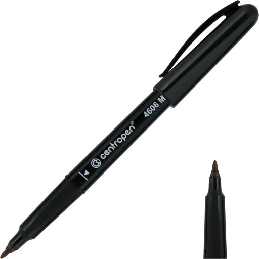 Fixka CENTROPEN na CD/DVD disky, čierna