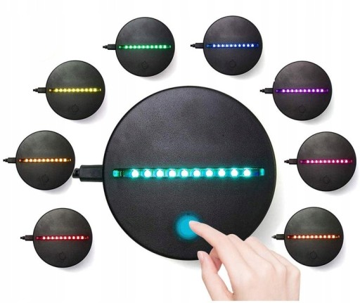 LED FUTBALOVÁ NOČNÁ LAMPA S 3D DIAĽKOVÝM VÝKONOM
