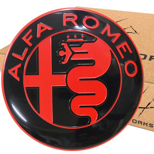 ZNAK ALFA ROMEO 74 mm 147 156 159 ODZNAK MITO