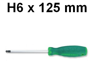 Inbusový skrutkovač H6 x 125mm D71HB6